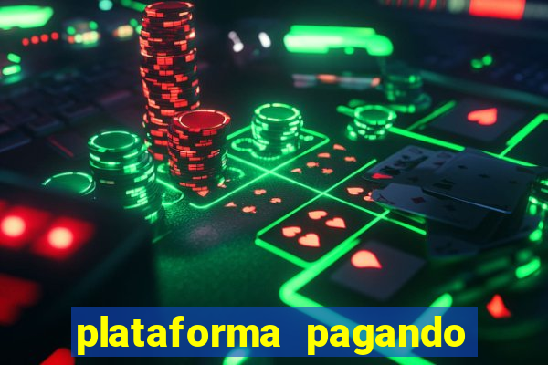 plataforma pagando no cadastro